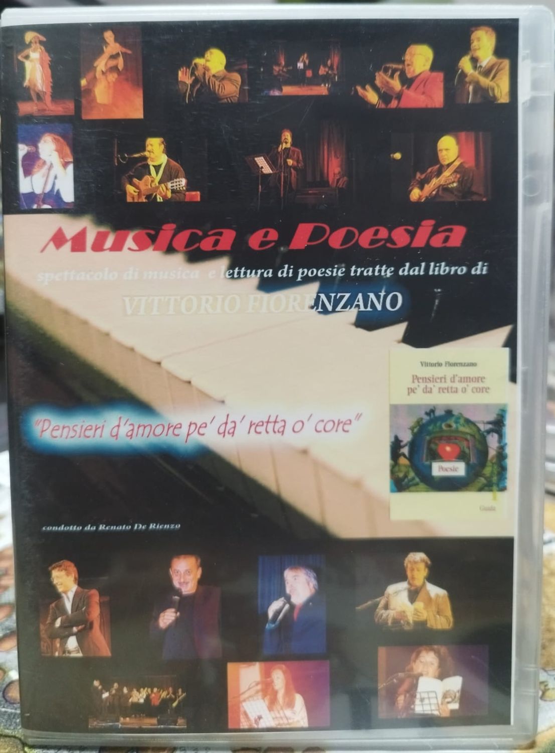 TeknoFilm - DVD - MUSICA E POESIA - Spettacolo di musica e lettura di poesie tratte dal libro di Vittorio Fiorenzano - DIFFERENTHI