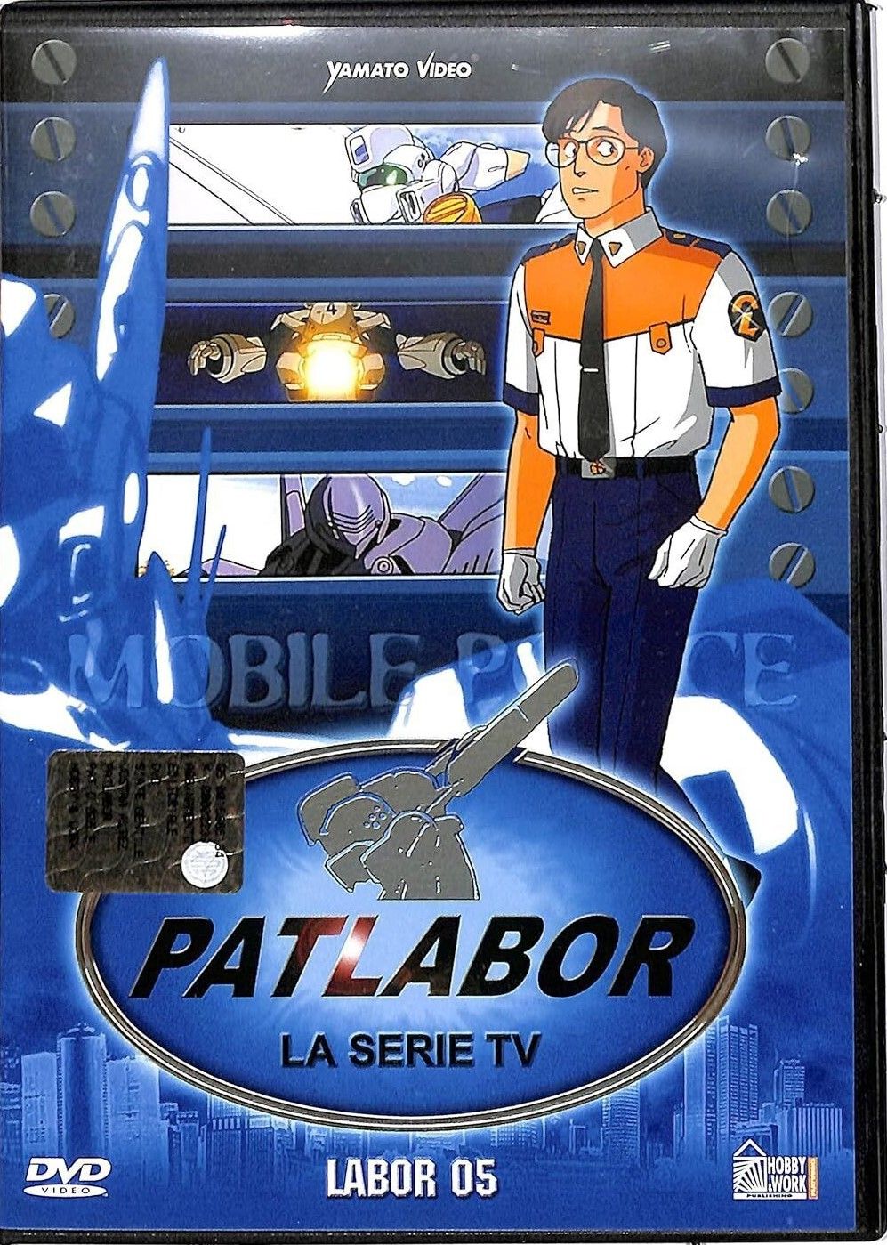 TeknoFilm - DVD – PATLABOR (La serie TV) - Vol. 05 Ep. 13 - 14 - 15 di Naoyuki Yoshinaga (1989) - HOBBY & WORK
