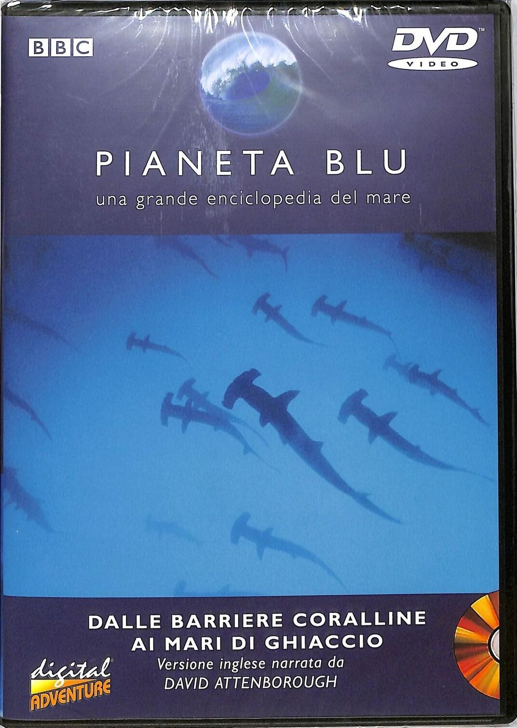 TeknoFilm - DVD – PIANETA BLU - UNA GRANDE ENCICLOPEDIA DEL MARE Vol. 02 - DALLE BARRIERE CORALLINE AI MARI DI GHIACCIO narrato da David Attenborough (2001) - CINEHOLLYWOOD
