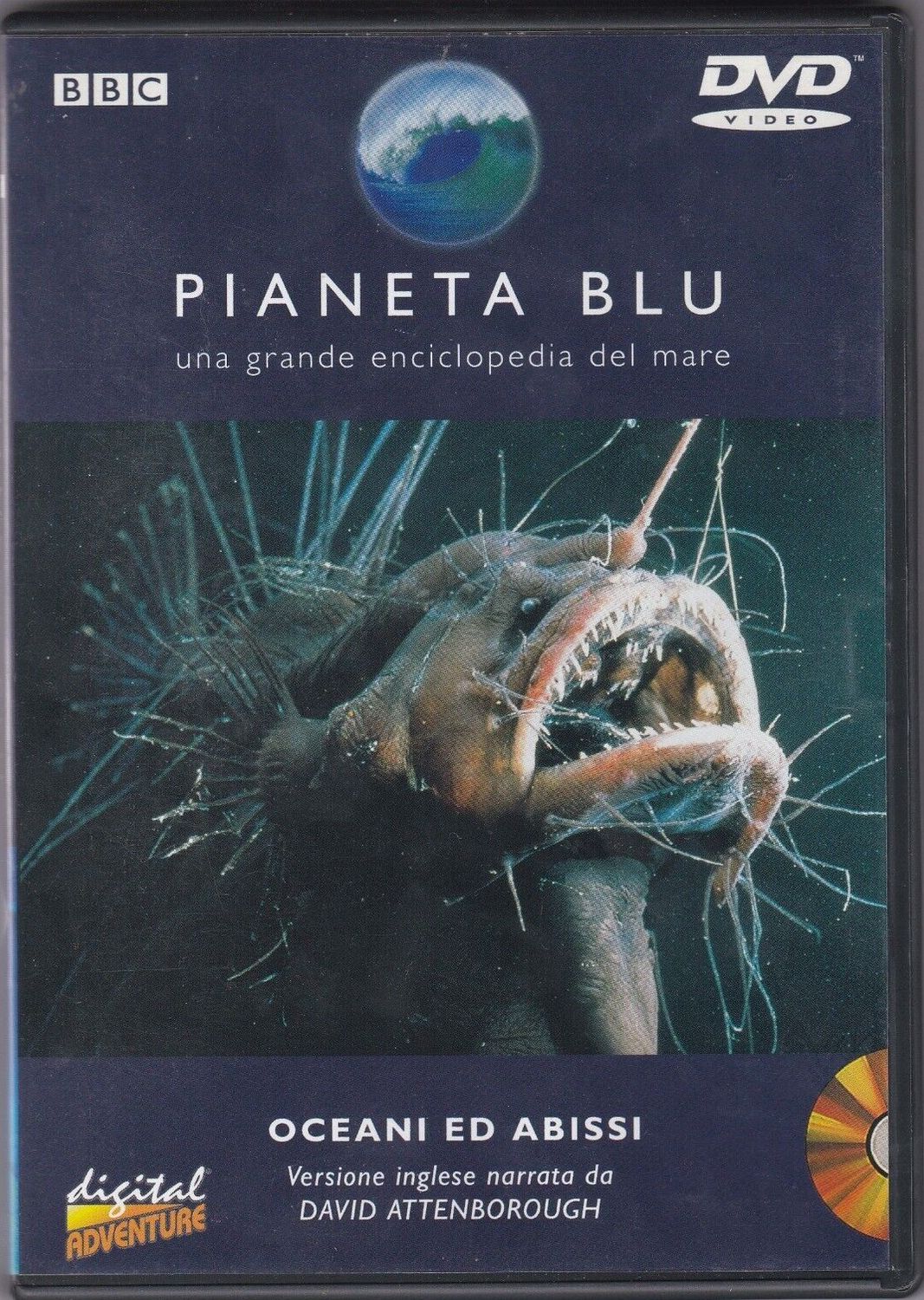 TeknoFilm - DVD – PIANETA BLU - UNA GRANDE ENCICLOPEDIA DEL MARE Vol. 01 - OCEANI E ABISSI narrato da David Attenborough (2001) - CINEHOLLYWOOD