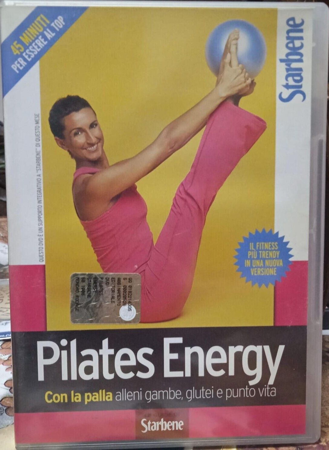 TeknoFilm - DVD – PILATES ENERGY (Con la palla alleni gambe, glutei e punto vita) 2001 - STARBENE
