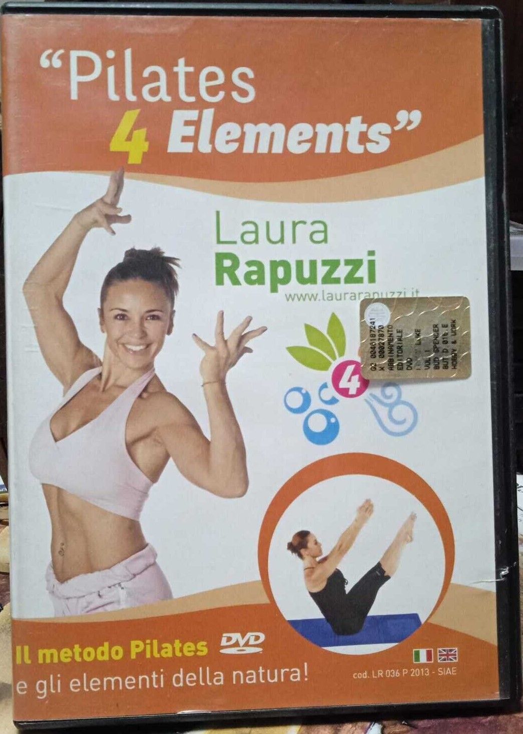 TeknoFilm - DVD - PILATES 4 ELEMENTS - IL METODO PILATES E GLI ELEMENTI DELLA NATURA di Laura Rapuzzi (2006) - HOBBY & WORK
