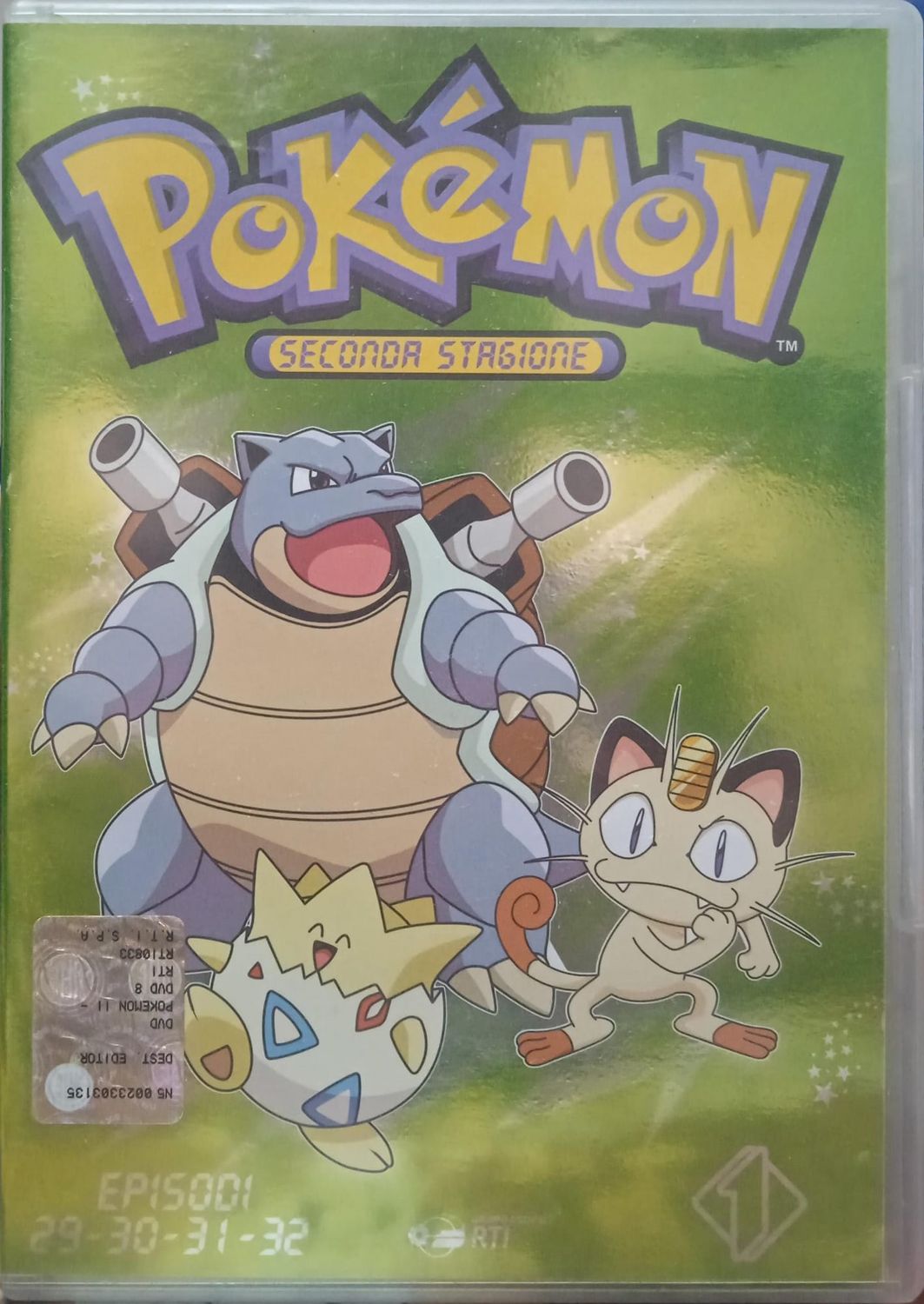 TeknoFilm - DVD –  POKEMON Stagione 2 Vol. 08 - Ep. 29 - 30 - 31 - 32 di Kunihiko Yuyama e Masamitsu Hidaka (1997) - RTI