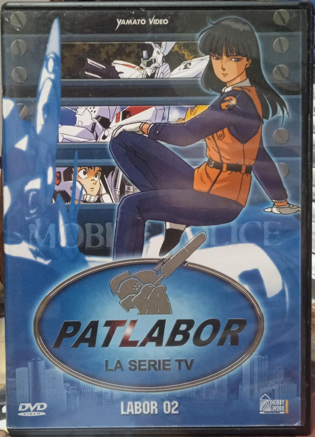TeknoFilm - DVD – PATLABOR (La serie TV) - Vol. 02 Ep. 04 - 05 - 06 di Naoyuki Yoshinaga (1989) - HOBBY & WORK
