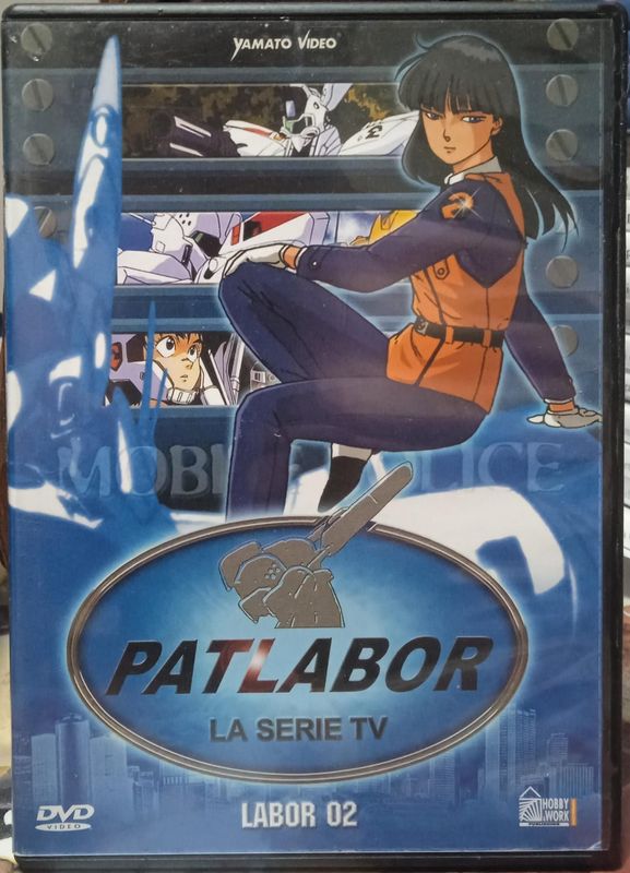 TeknoFilm - DVD – PATLABOR (La serie TV) - Vol. 02 Ep. 04 - 05 - 06 di Naoyuki Yoshinaga (1989) - HOBBY & WORK