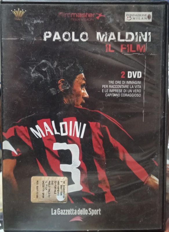TeknoFilm - 2 DVD - PAOLO MALDINI - IL FILM di Paolo Ameli (2005) - GAZZETTA DELLO SPORT