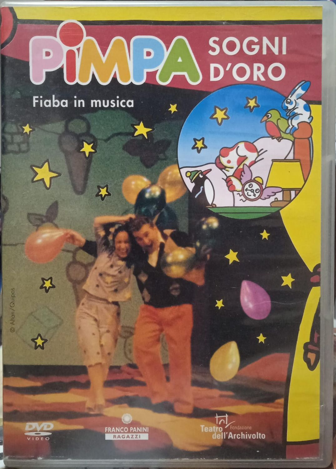 TeknoFilm - DVD –  PIMPA - SOGNI D'ORO (Fiaba in musica) Teatro dell'Archivolto di Giorgio Scaramuzzino (2006) - FRANCO PANINI