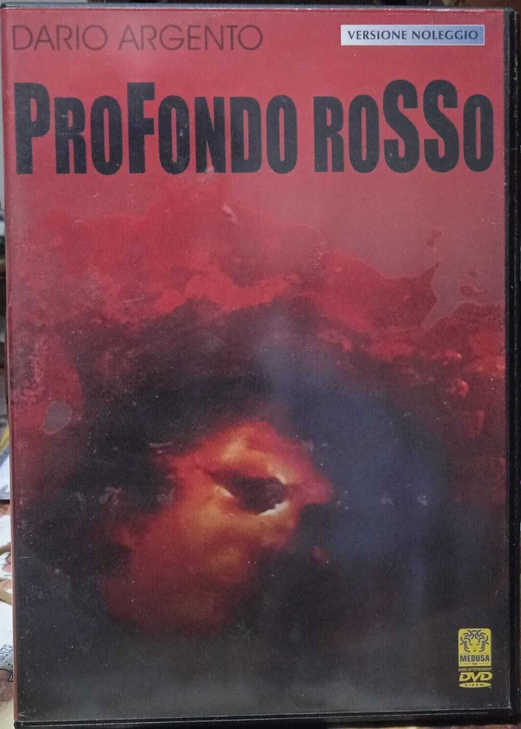 TeknoFilm - DVD (1° Edizione) - PROFONDO ROSSO (Versione noleggio) di Dario Argento (1975) - MEDUSA