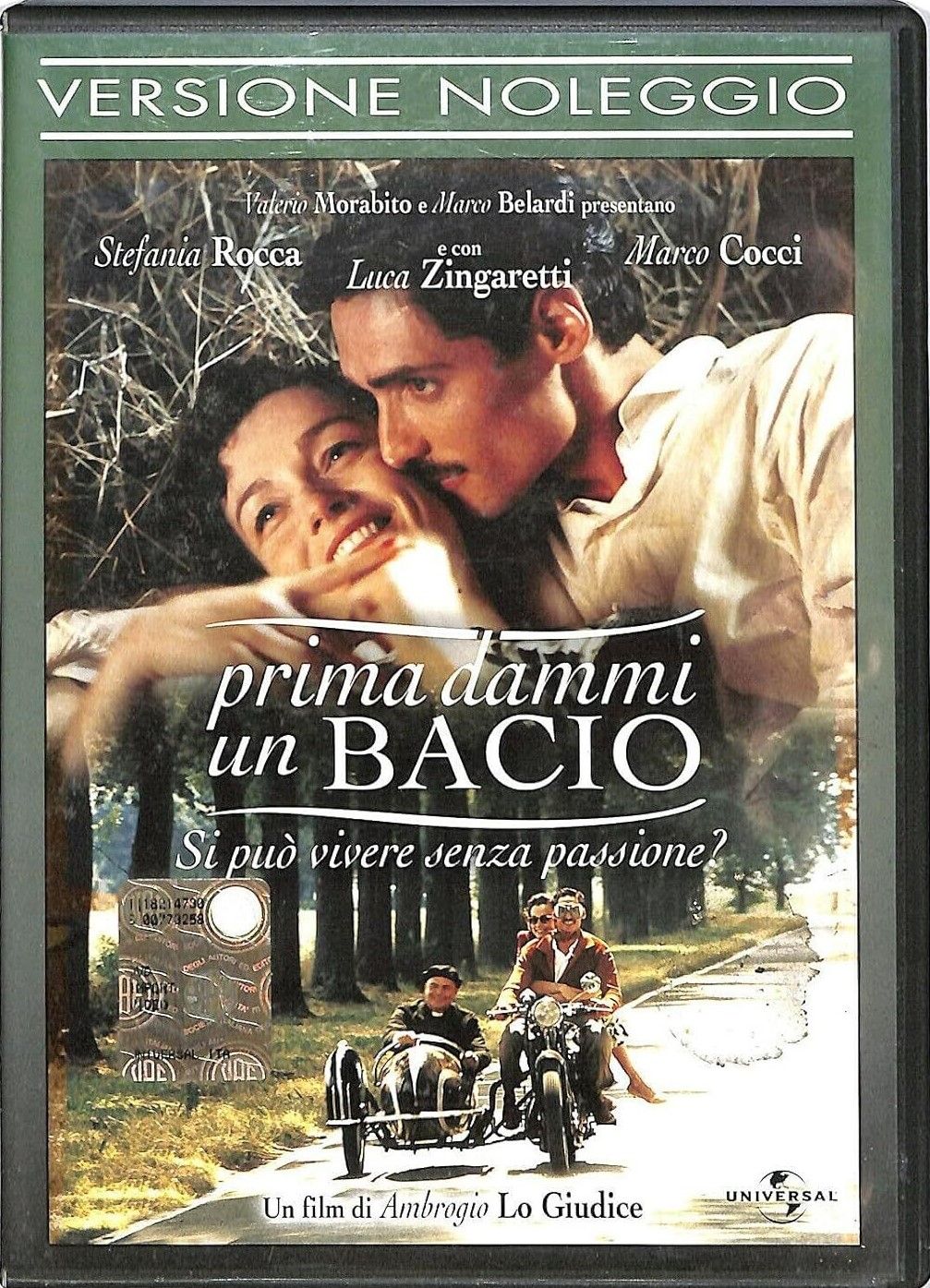 TeknoFilm - DVD - PRIMA DAMMI UN BACIO (Versione noleggio) di Ambrogio Lo Giudice (2003) - UNIVERSAL