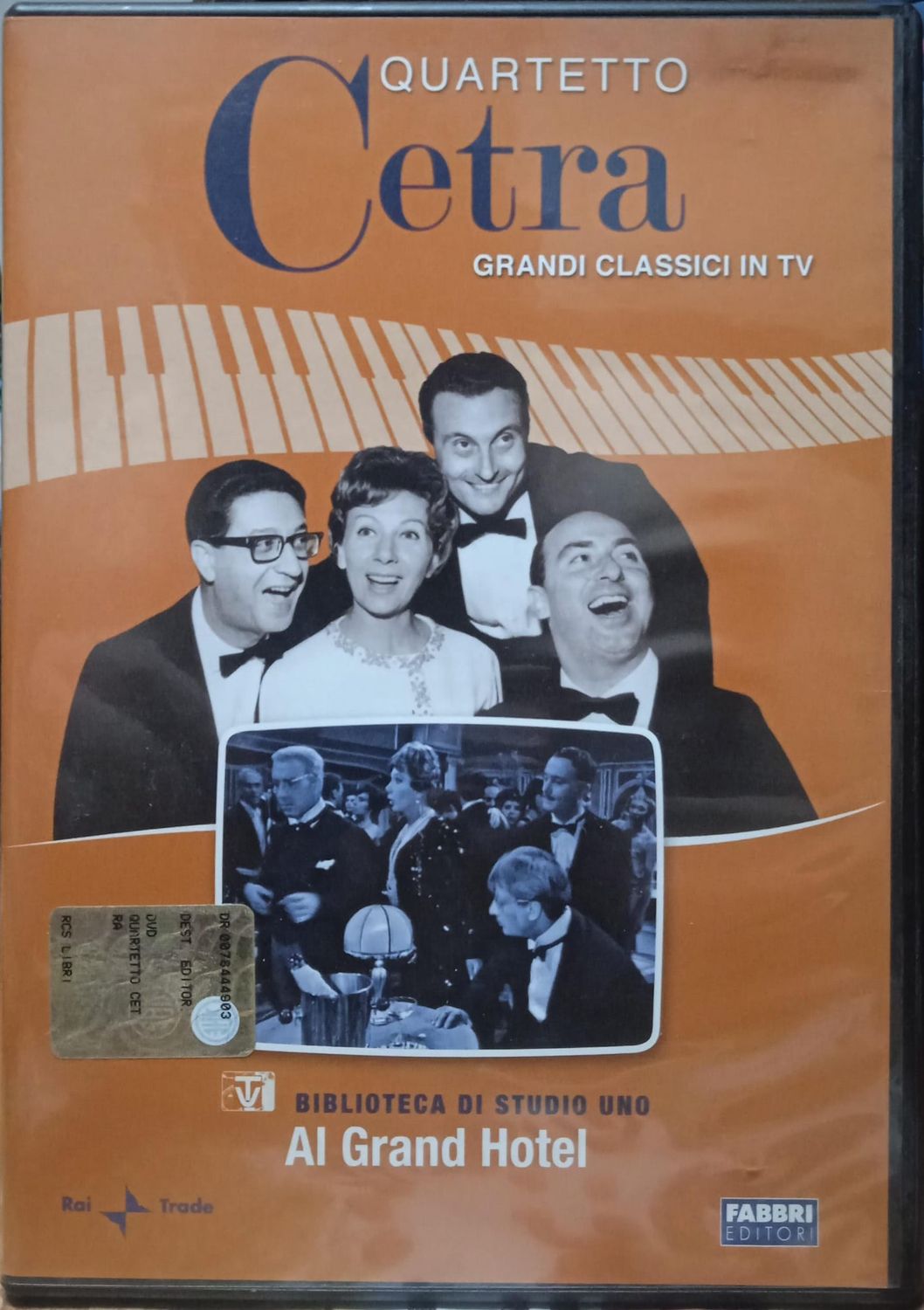 TeknoFilm - DVD - GRANDI CLASSICI IN TV - IL QUARTETTO CETRA: AL GRAND HOTEL di Antonello Falqui (1964) - FABBRI EDITORI