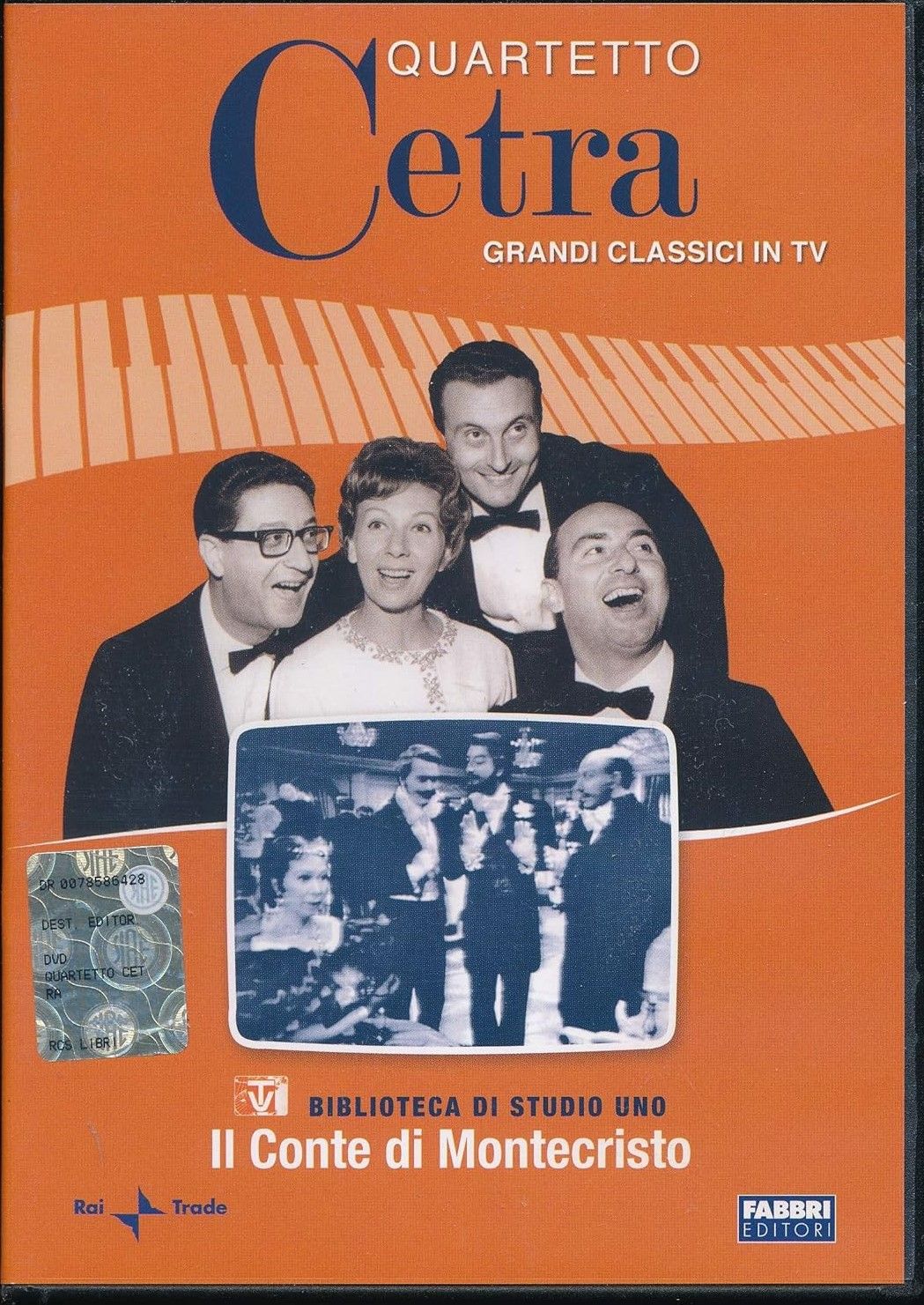 TeknoFilm - DVD - GRANDI CLASSICI IN TV - IL QUARTETTO CETRA: IL CONTE DI MONTECRISTO di Antonello Falqui (1966) - FABBRI EDITORI