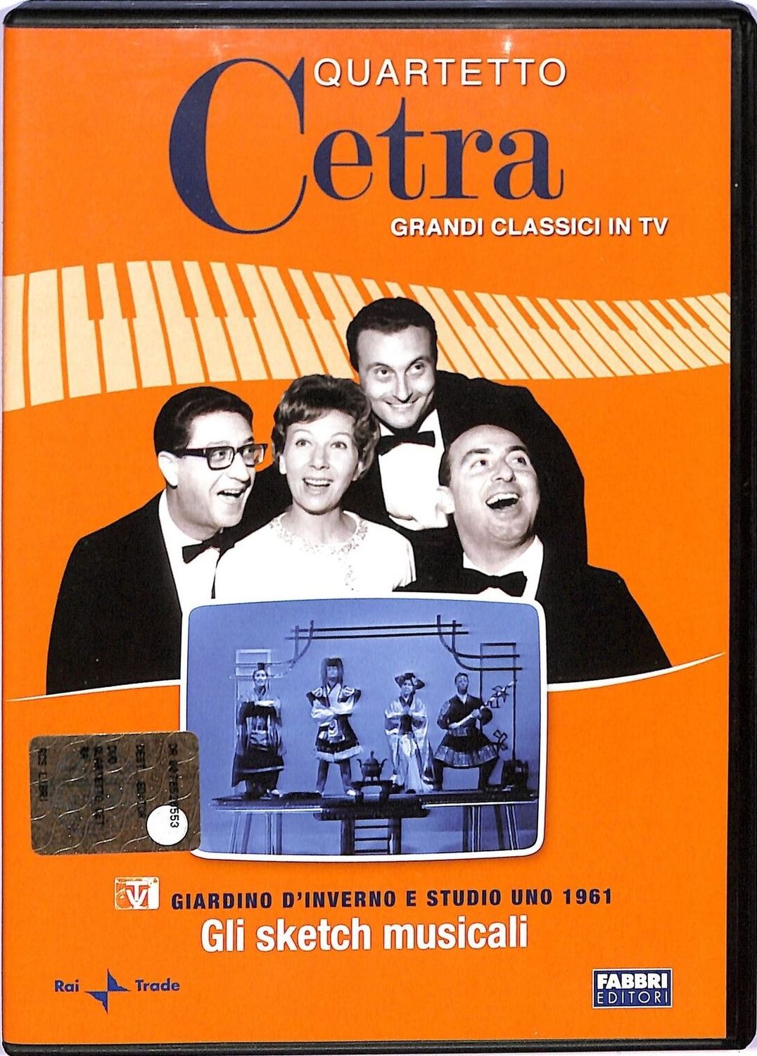 TeknoFilm - DVD - GRANDI CLASSICI IN TV - IL QUARTETTO CETRA: GLI SKETCH MUSICALI di A.A.V.V. (1961) - FABBRI EDITORI
