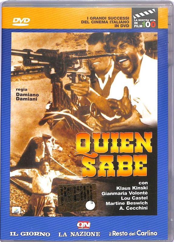 TeknoFilm - DVD - QUIEN SABE? di Damiano Damiani (1966) - IL MESSAGGERO