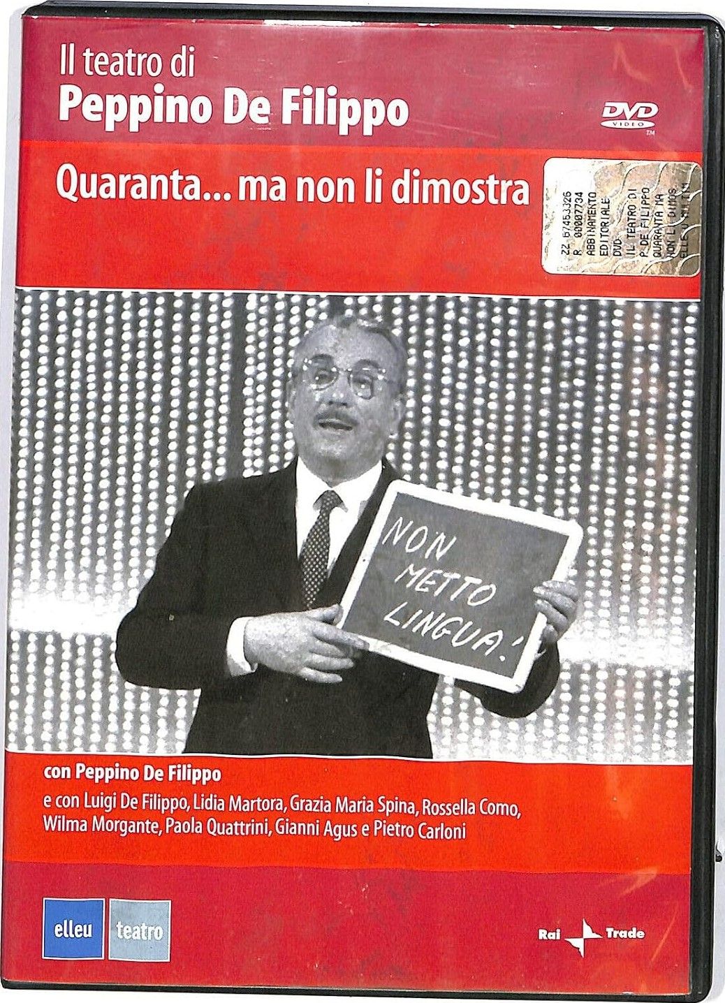 TeknoFilm - DVD - QUARANTA...MA NON LI DIMOSTRA di Giancarlo Nicotra (1980) - ELLE-U MULTIMEDIA