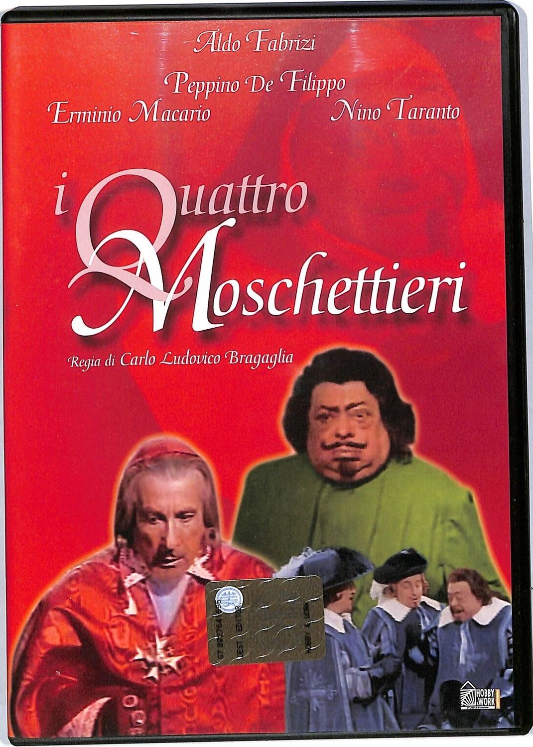 TeknoFilm - DVD - I QUATTRO MOSCHETTIERI di Carlo Ludovico Bragaglia (1963) - HOBBY & WORK
