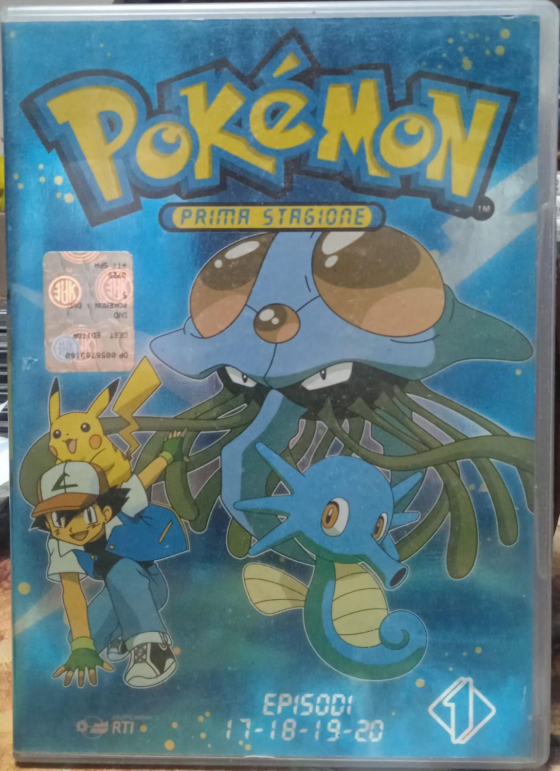 TeknoFilm - DVD –  POKEMON Stagione 1 Vol. 05 - Ep. 17 - 18 - 19 - 20 di Kunihiko Yuyama e Masamitsu Hidaka (1997) - RTI