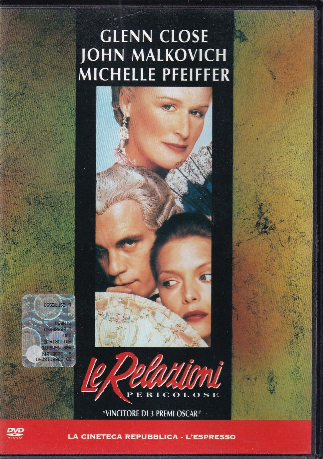 TeknoFilm - DVD – LE RELAZIONI PERICOLOSE di Stephen Frears (1987) - REPUBBLICA/L'ESPRESSO