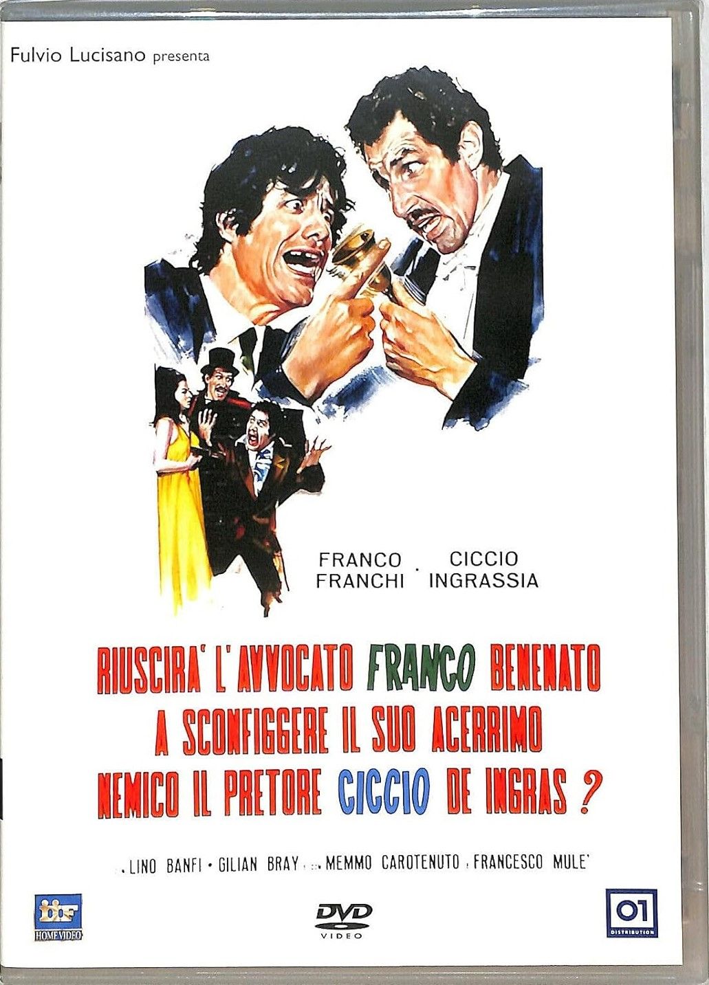 TeknoFilm - DVD - RIUSCIRA' L'AVVOCATO FRANCO BENENATO A SCONFIGGERE IL SUO ACERRIMO NEMICO IL PRETORE CICCIO DE INGRAS? di Mino Guerrini (1971) - 01 DISTRIBUTION