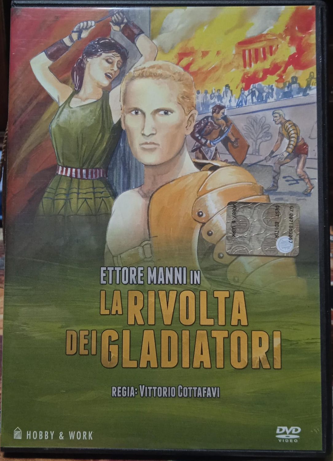 TeknoFilm - DVD - LA RIVOLTA DEI GLADIATORI di Vittorio Cottafavi (1958) - HOBBY & WORK