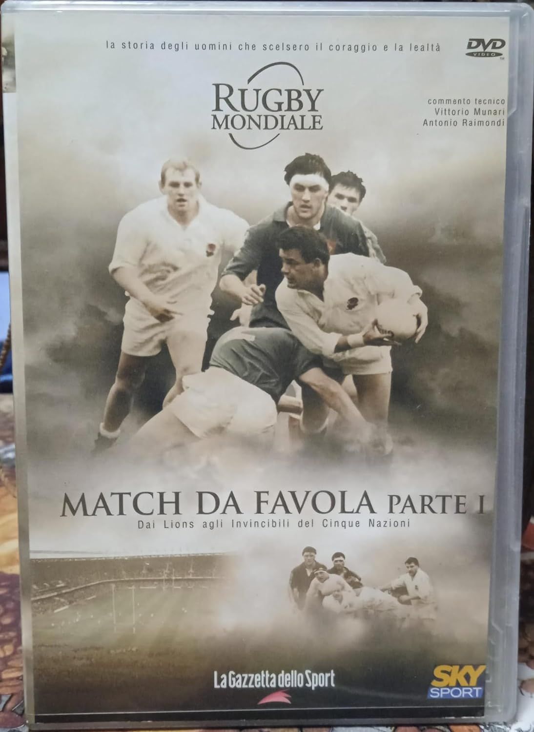 TeknoFilm - DVD - RUGBY MONDIALE Vol. 05 - MATCH DA FAVOLA Parte 1 (2008) - GAZZETTA DELLO SPORT