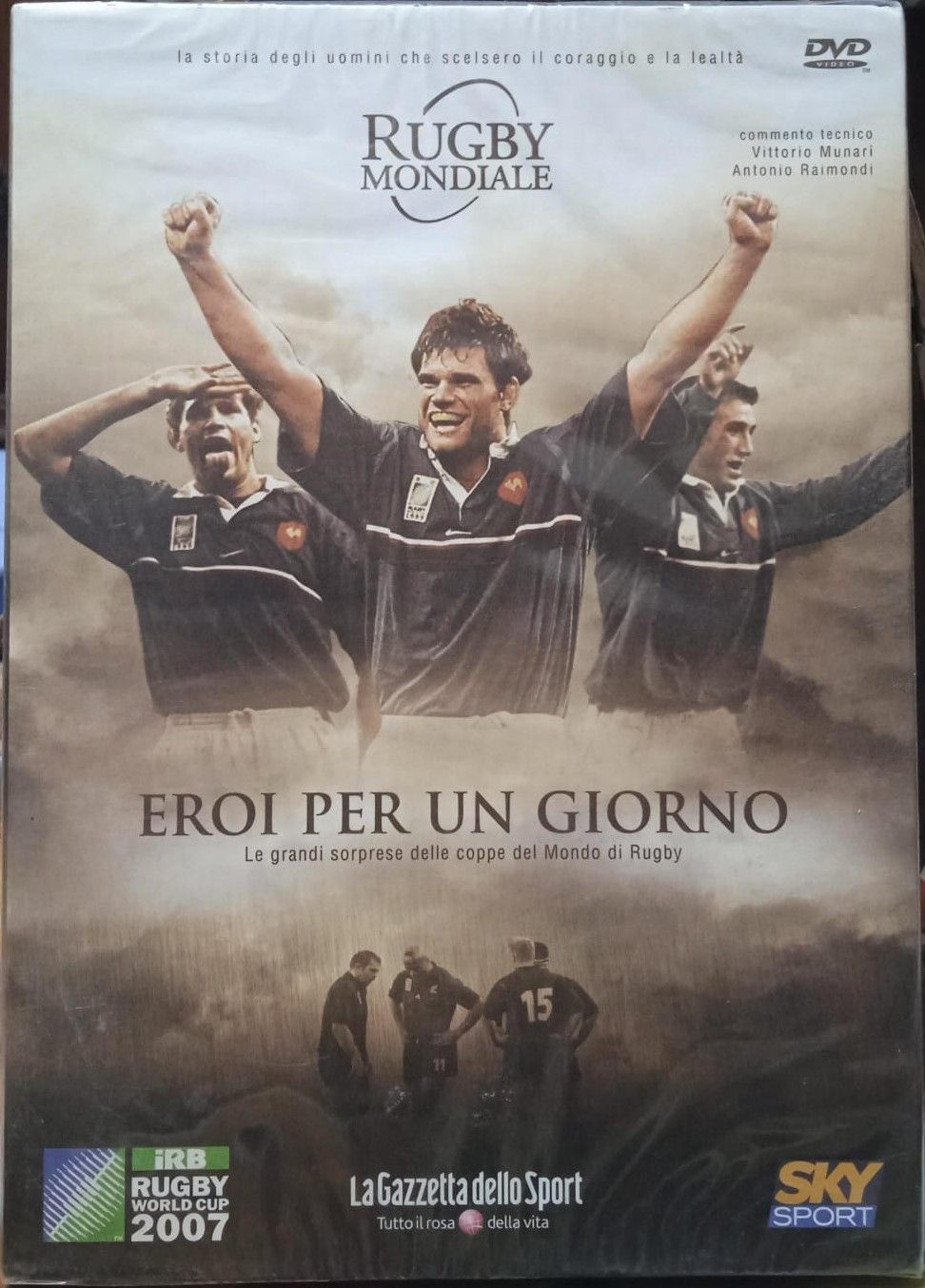 TeknoFilm - DVD - RUGBY MONDIALE Vol. 16 - EROI PER UN GIORNO (2008) - GAZZETTA DELLO SPORT