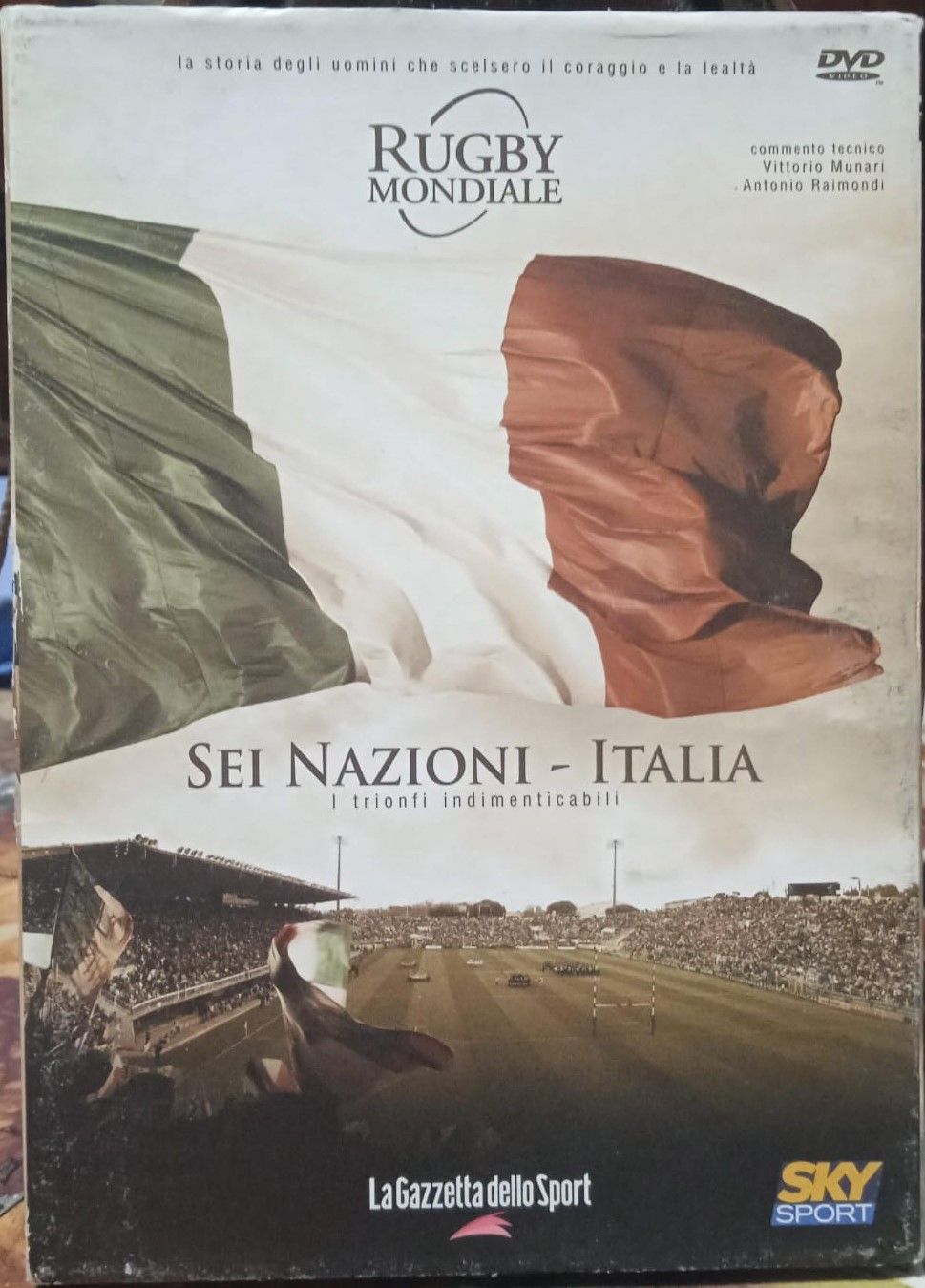 TeknoFilm - DVD - RUGBY MONDIALE Vol. 02 - SEI NAZIONI - ITALIA (2008) - GAZZETTA DELLO SPORT