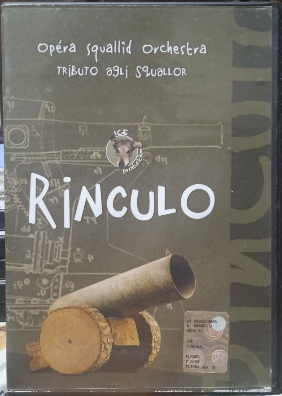 TeknoFilm - DVD – RINCULO - OPERA SQUALLID ORCHESTRA TRIBUTO AGLI SQUALLOR (Versione slim) di A.A.V.V. (2015) - FUTURA