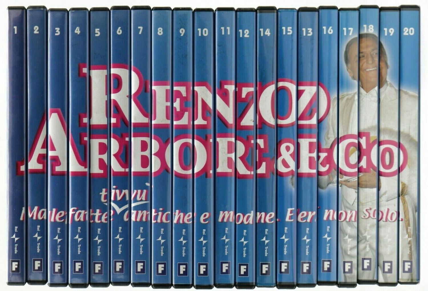 TeknoFilm - 20 DVD (Senza cofanetto) – RENZO ARBORE & CO - MALEFATTE TIVVU' ANTICHE E MODERNE. E NON SOLO (2006) - FABBRI EDITORI