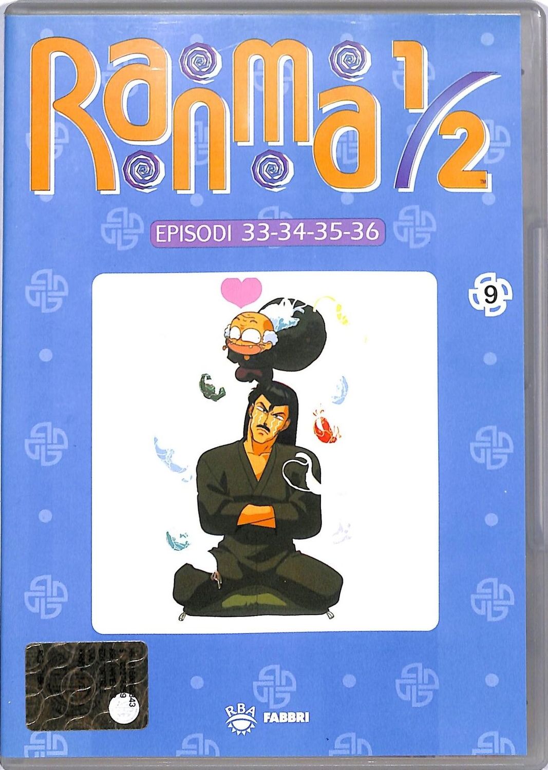 TeknoFilm - DVD – RANMA 1/2 Vol. 09 Episodi 33 - 34 - 35 - 36 di Tomomitsu Mochizuki e Tsutomu Shibayama (1989) - FABBRI EDITORI