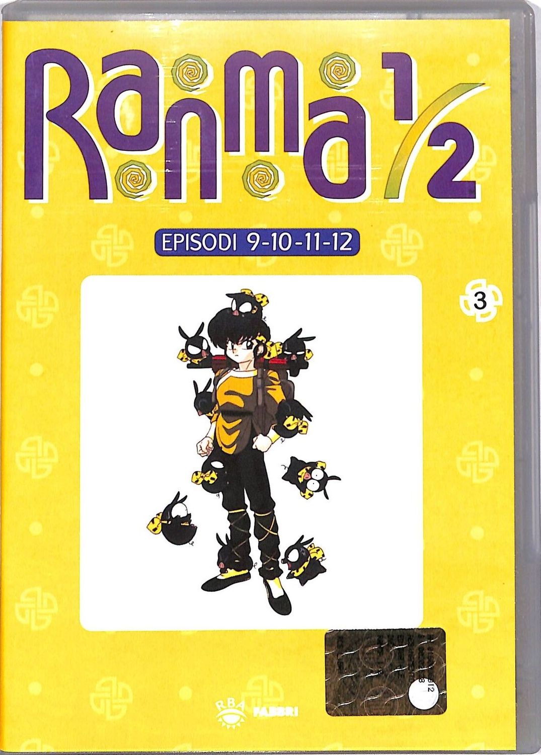 TeknoFilm - DVD – RANMA 1/2 Vol. 03 Episodi 09 - 10 - 11 - 12 di Tomomitsu Mochizuki e Tsutomu Shibayama (1989) - FABBRI EDITORI