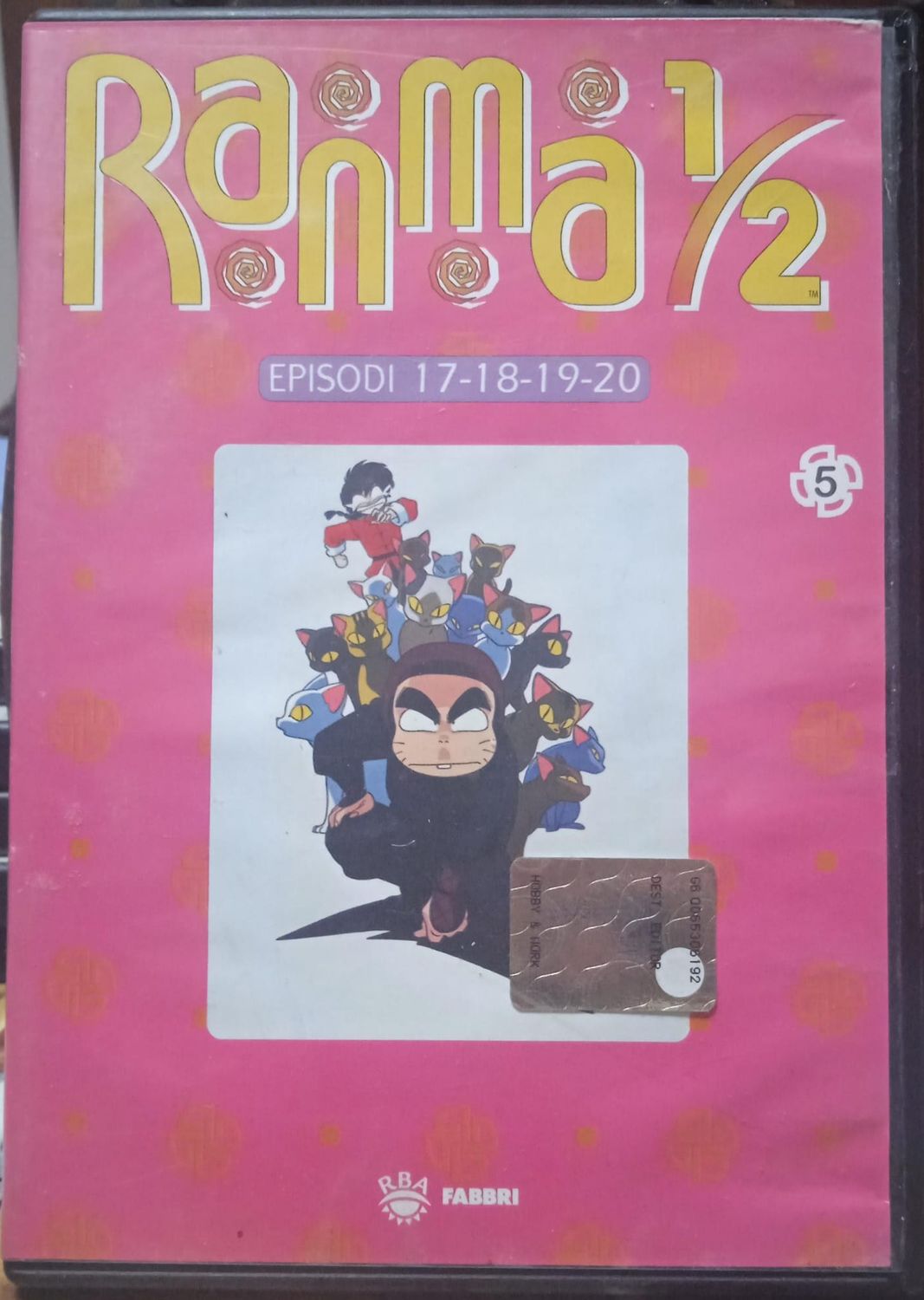 TeknoFilm - DVD – RANMA 1/2 Vol. 05 Episodi 17 - 18 - 19 - 20 di Tomomitsu Mochizuki e Tsutomu Shibayama (1989) - FABBRI EDITORI