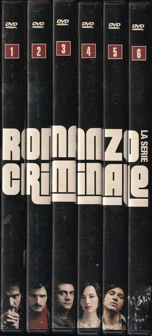 TeknoFilm - 6 DVD (Senza cofanetto) – ROMANZO CRIMINALE Stagione 1 (12 Episodi) di Stefano Sollima (2008) - REPUBBLICA/L'ESPRESSO