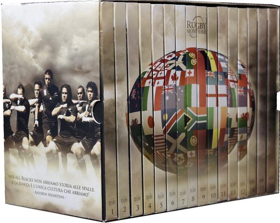 TeknoFilm - Box 16 DVD (Opera completa) - RUGBY MONDIALE  (2008) - GAZZETTA DELLO SPORT