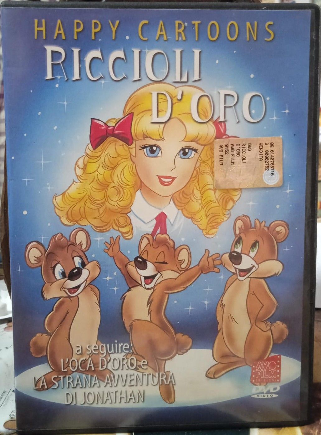 TeknoFilm - DVD - RICCIOLI D'ORO + L'OCA D'ORO + LA STRANA AVVENTURA DI JONATHAN - AVOFILM