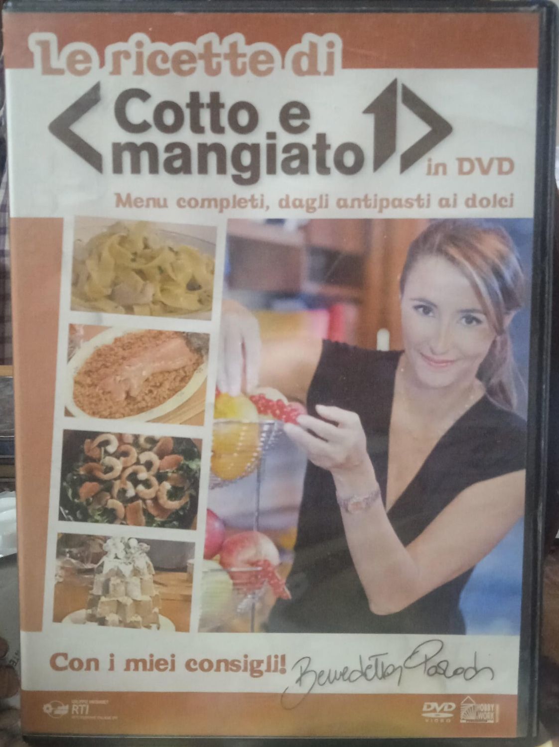 TeknoFilm - DVD - LE RICETTE DI COTTO E MANGIATO - MENU' COMPLETI, DAGLI ANTIPASTI AI DOLCI con Benedetta Parodi (2010) - HOBBY & WORK