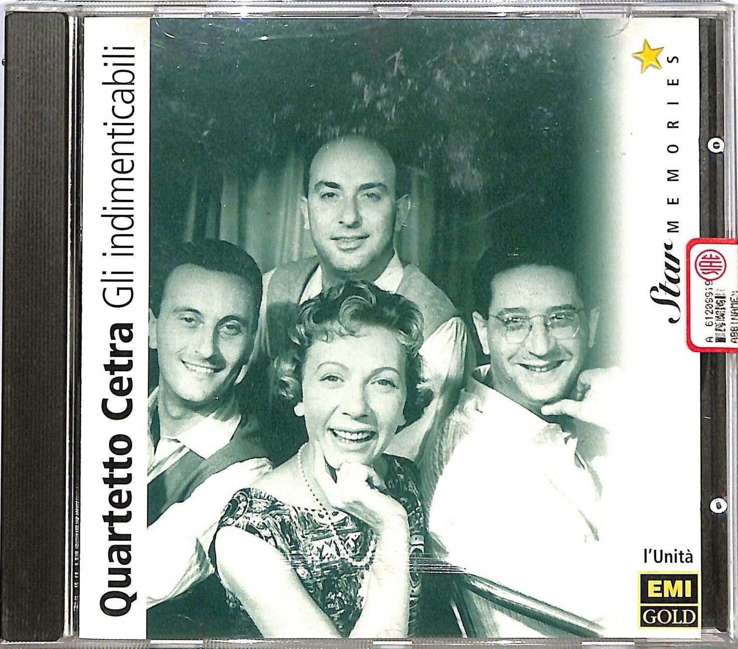TeknoFilm - CD Audio - QUARTETTO CETRA - GLI INDIMENTICABILI (1997) - L'UNITA'