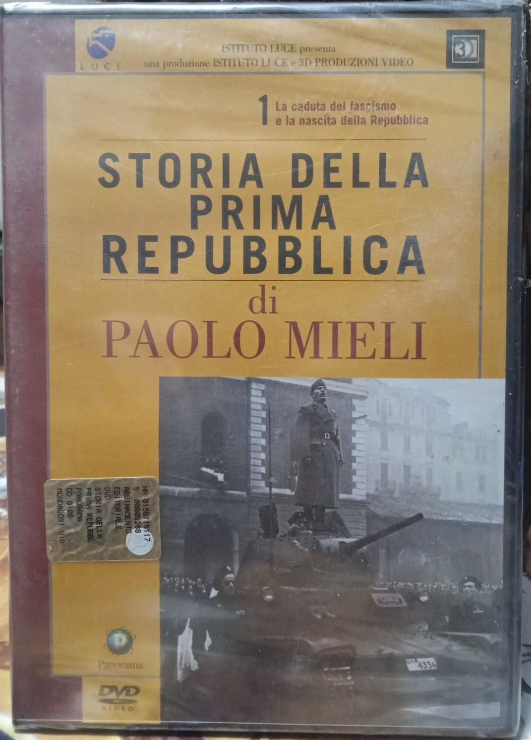 TeknoFilm - DVD - STORIA DELLA PRIMA REPUBBLICA di Paolo Mieli Vol. 01 - La caduta del fascismo e la nascita della Repubblica (2005) - PANORAMA