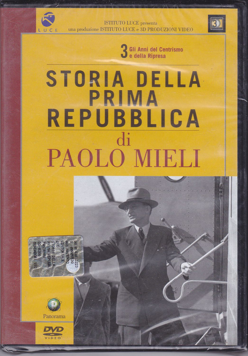TeknoFilm - DVD - STORIA DELLA PRIMA REPUBBLICA di Paolo Mieli Vol. 03 - Gli anni del centrismo e della ripresa (2005) - PANORAMA