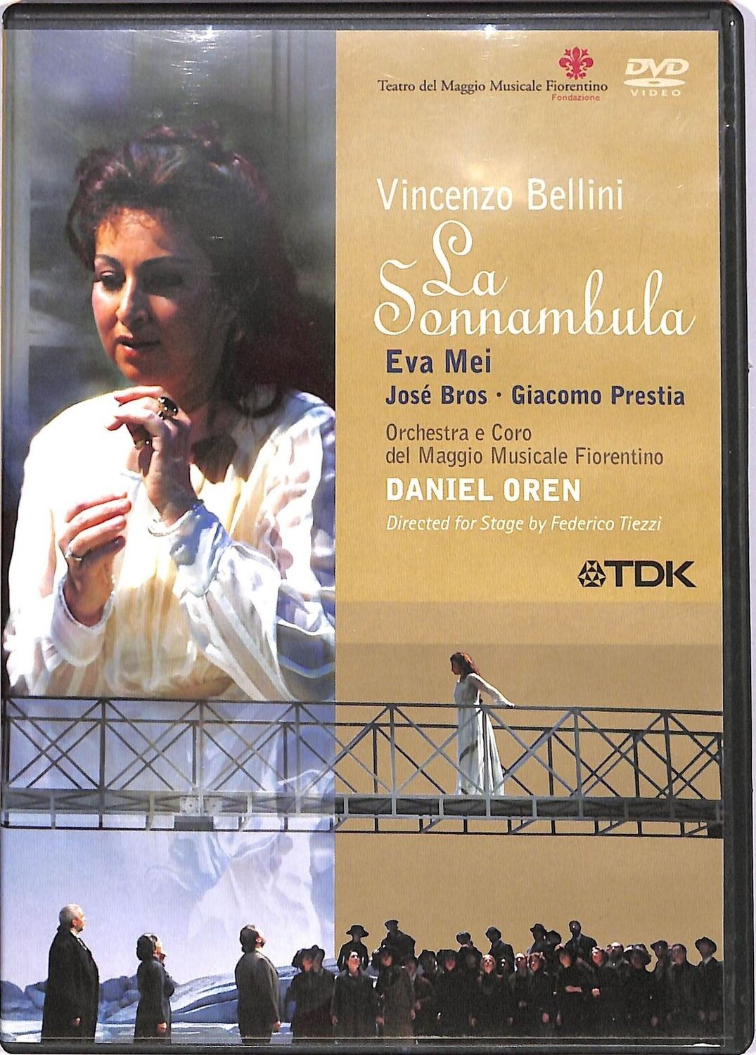 TeknoFilm - DVD (NTSC) - Vincenzo Bellini: LA SONNAMBULA (Orchestra e Coro del Maggio Musicale Fiorentino) di Paola Longobardo (2004) - TDK