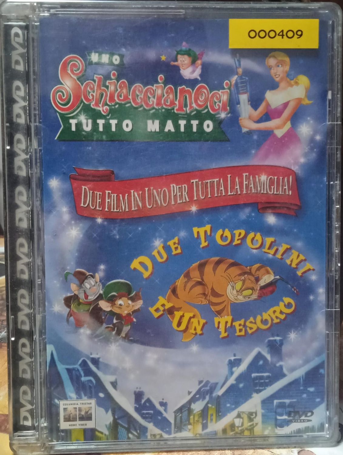 TeknoFilm - DVD (Jewel case) - UNO SCHIACCIANOCI TUTTO MATTO di Bruce Potamkin (2012) + DUE TOPOLINI E UN TESORO di Buzz Potamkin (1998) - COLUMBIA TRISTAR