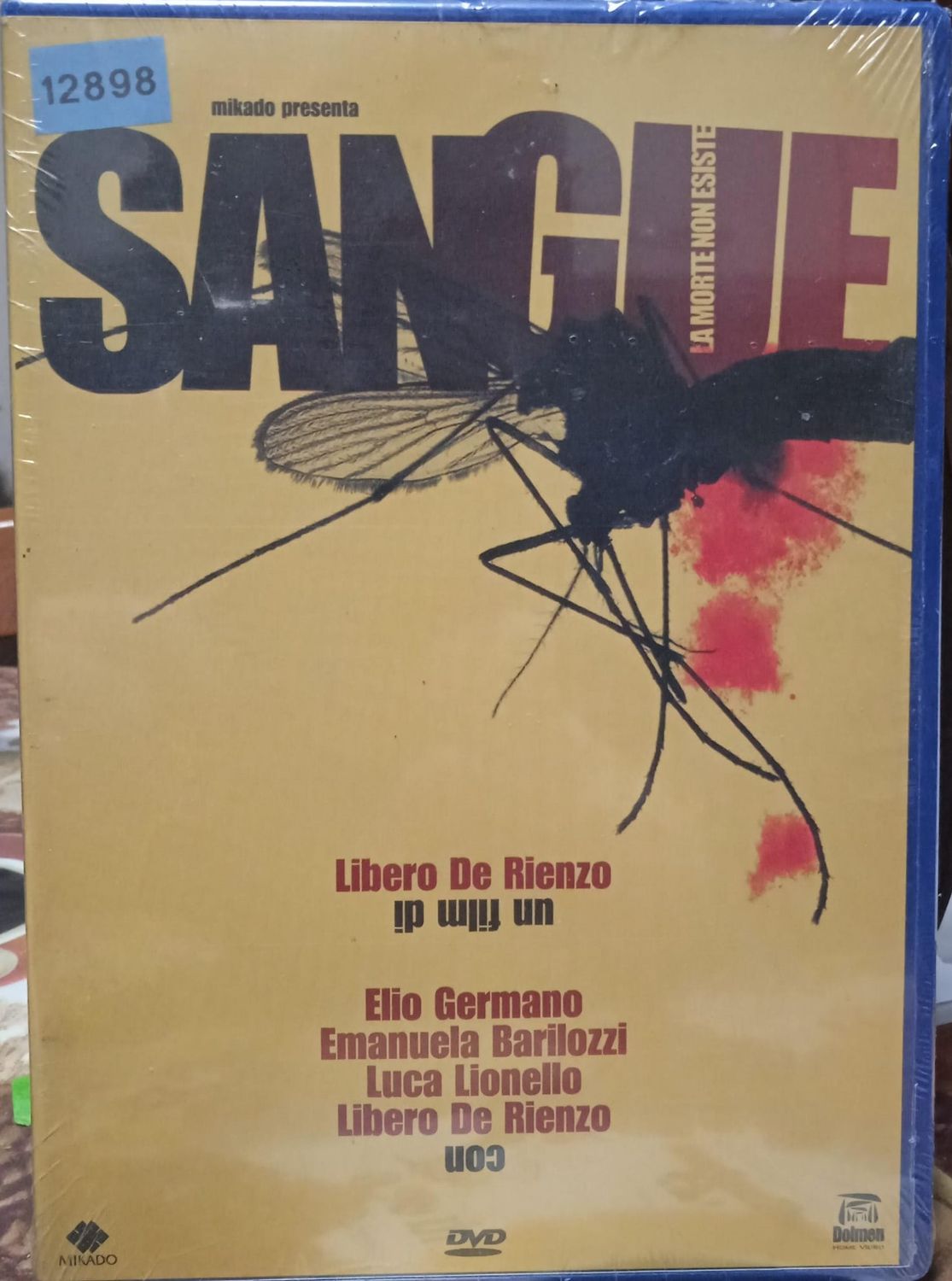 TeknoFilm - DVD – SANGUE  - LA MORTE NON ESISTE (Versione noleggio) di Libero De Rienzo (2005) - DOLMEN