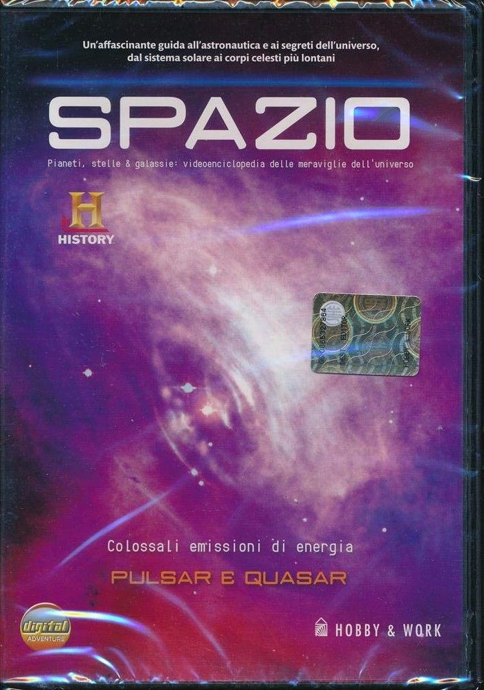 TeknoFilm - DVD - SPAZIO - COLOSSALI EMISSIONI DI ENERGIA - PULSAR E QUASAR (2012) - HOBBY & WORK