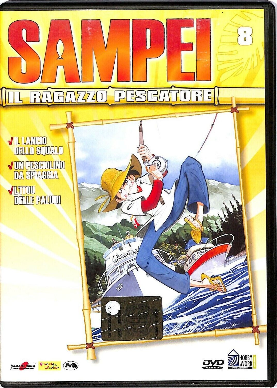 TeknoFilm - DVD - SAMPEI IL RAGAZZO PESCATORE Vol. 08 - Ep. 22 - 23 - 24 di Yoshikata Nitta (1980) - HOBBY & WORK