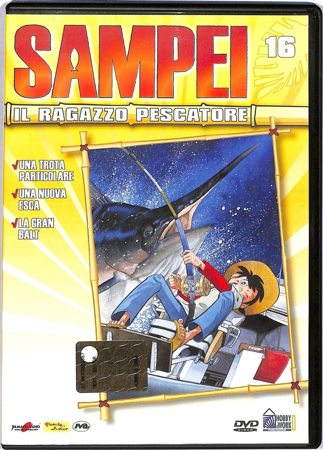 TeknoFilm - DVD - SAMPEI IL RAGAZZO PESCATORE Vol. 16 - Ep. 46 - 47 - 48 di Yoshikata Nitta (1980) - HOBBY & WORK