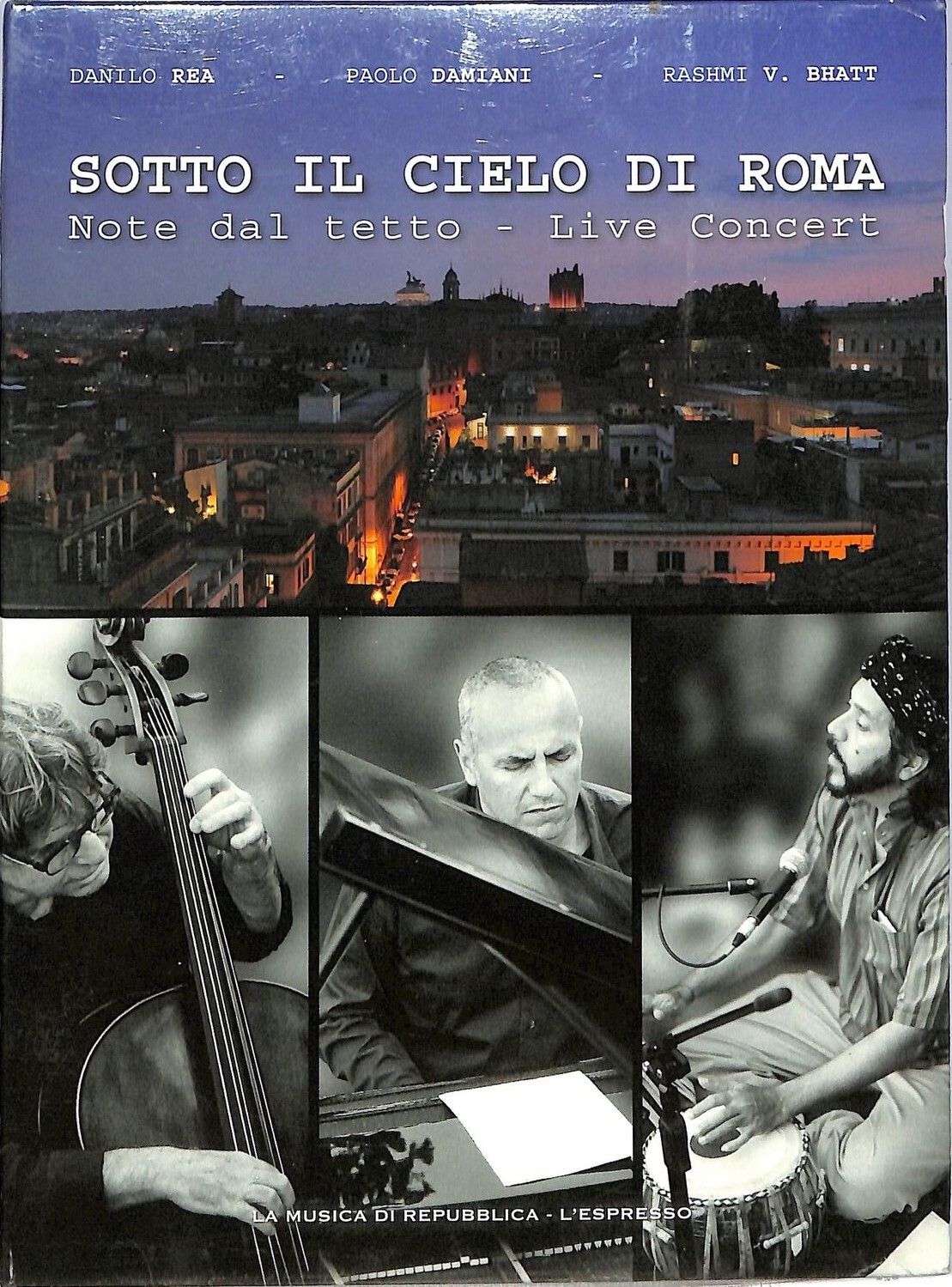 TeknoFilm - DVD – SOTTO IL CIELO DI ROMA - NOTE DAL TETTO (Live Concert) di Lorenzo Conte (2011) - REPUBBLICA/L'ESPRESSO