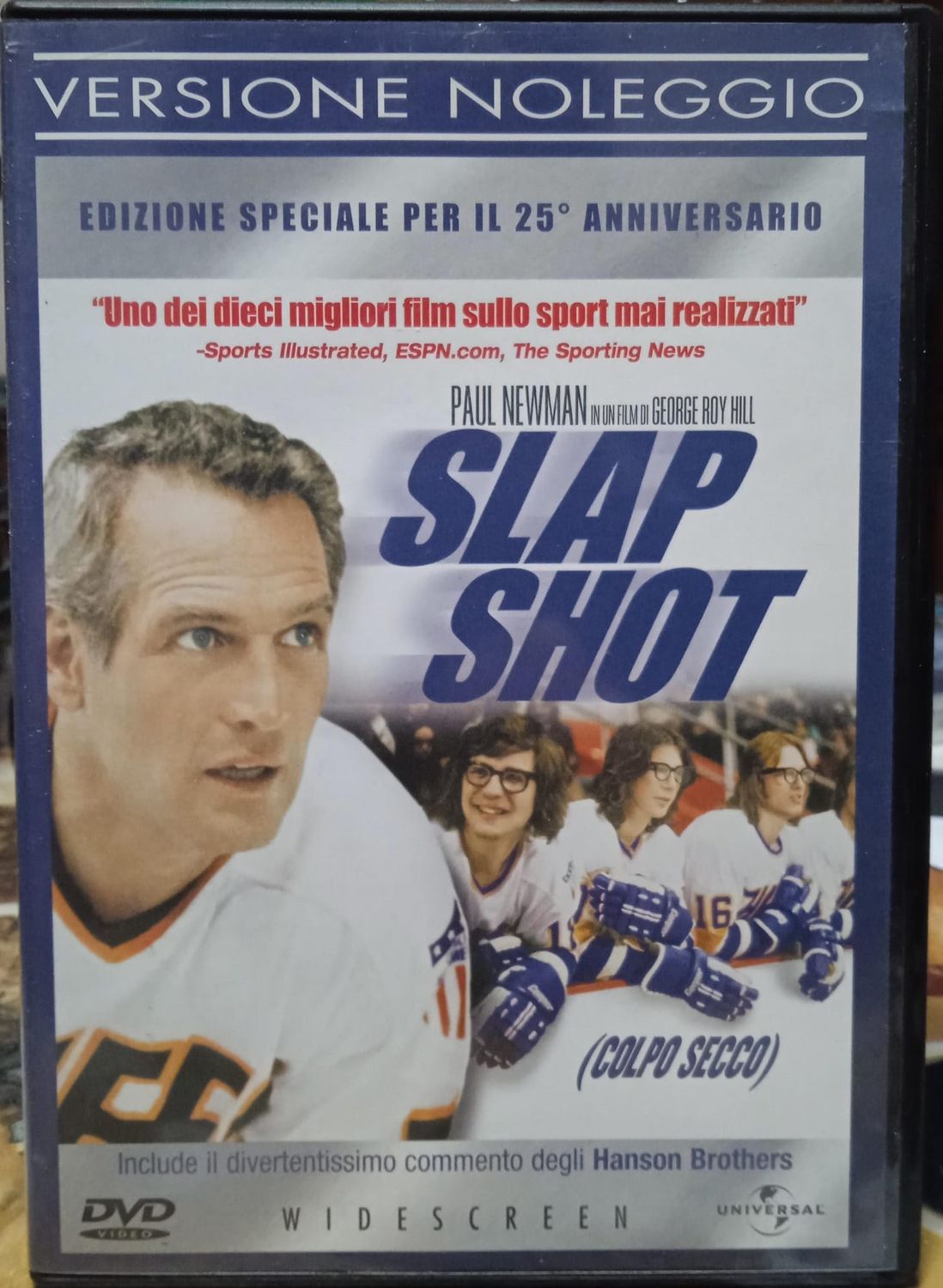 TeknoFilm - DVD (Ed. Speciale 25° Anniversario) – SLAP SHOT - COLPO SECCO (Versione noleggio) di George Roy Hill (1977) - UNIVERSAL