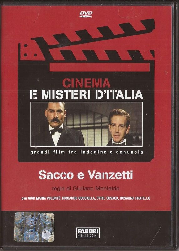 TeknoFilm - DVD - SACCO E VANZETTI di Giuliano Montaldo (1971) - FABBRI EDITORI