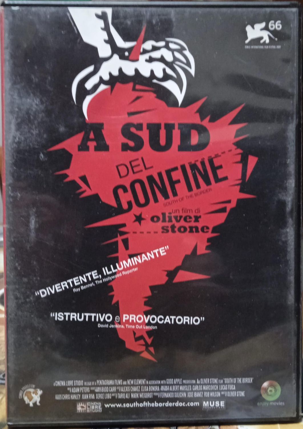 TeknoFilm - DVD - A SUD DEL CONFINE (Versione noleggio) di Oliver Stone (2009) - ENJOY MOVIES