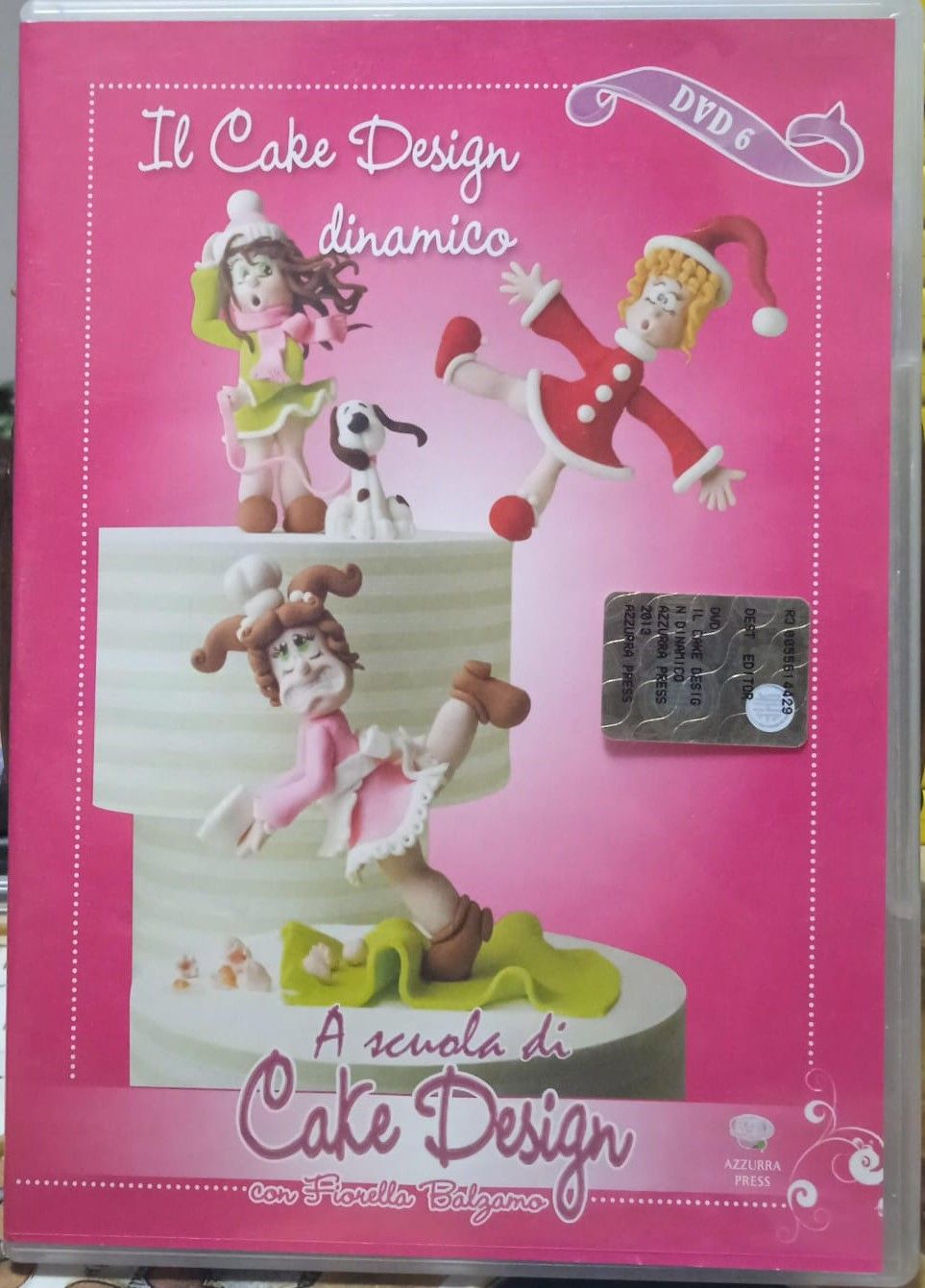 TeknoFilm - DVD - A SCUOLA DI CAKE DESIGN Vol. 06 - IL CAKE DESIGN DINAMICO (2013) - AZZURRA PRESS