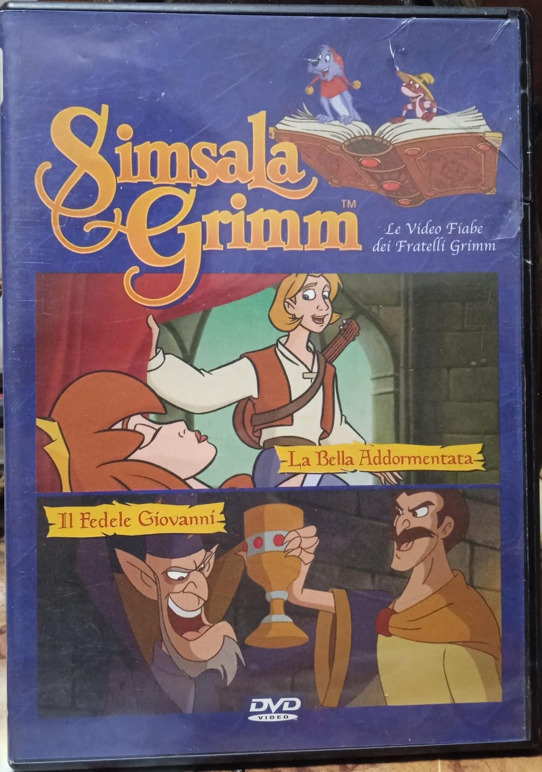 TeknoFilm - DVD - SIMSALA GRIMM - LA BELLA ADDORMENTATA + IL FEDELE GIOVANNI (2002) - RCS